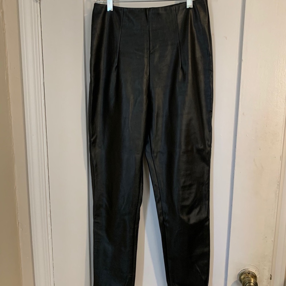 Leather leggings